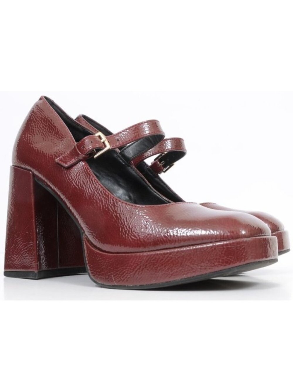 Kenneth Cole Brynne Women's 7 Maryjane Platform Pump Chunky Heels Whimsigoth